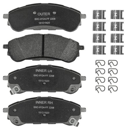 STOP BY BENDIX Stop Sbc2208 Stop Ceramic Brake Pad SBC2208